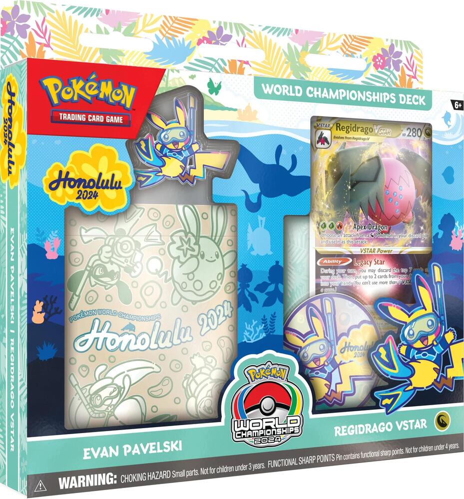 2024 World Championship Deck: Evan Pavelski (Regidrago VSTAR) sealed Pokémon TCG product