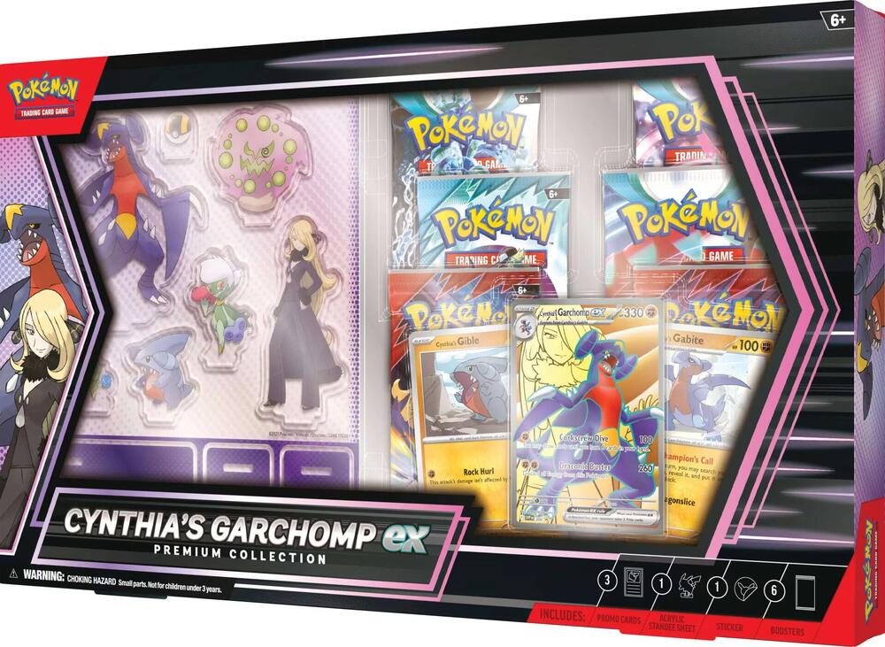 Cynthia's Garchomp ex Premium Collection sealed Pokémon TCG product