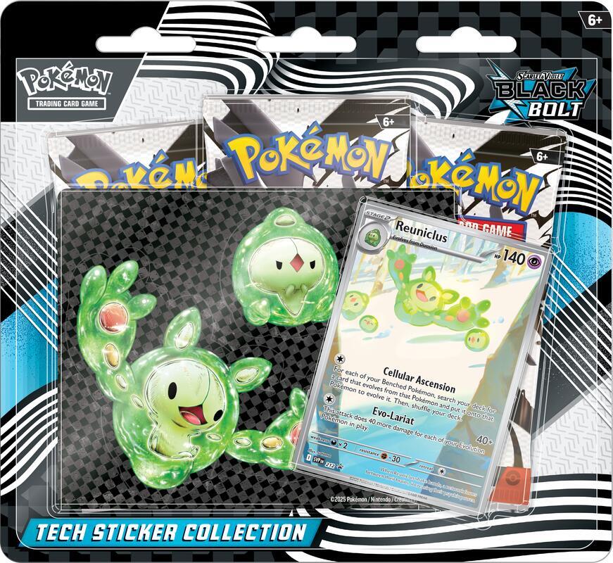 Black Bolt Tech Sticker Collection sealed Pokémon TCG product