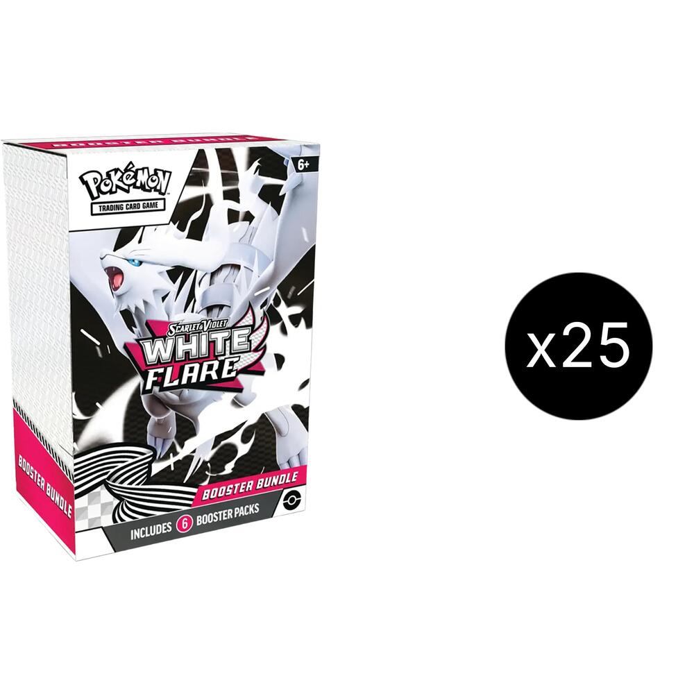 White Flare Booster Bundle Case sealed Pokémon TCG product