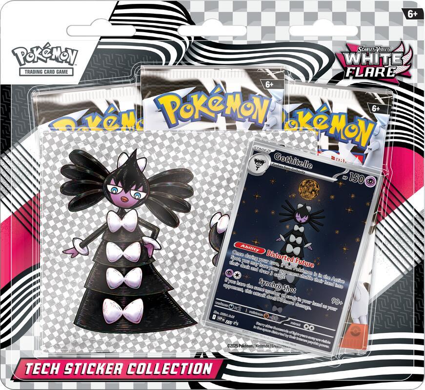 White Flare Tech Sticker Collection sealed Pokémon TCG product