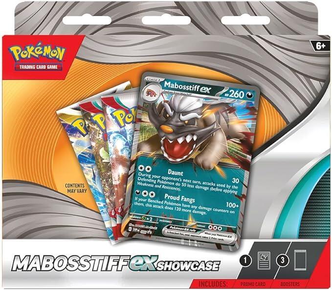 Mabosstiff ex Showcase sealed Pokémon TCG product