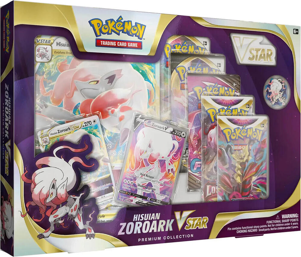 Hisuian Zoroark VSTAR Premium Collection (International Version) sealed Pokémon TCG product