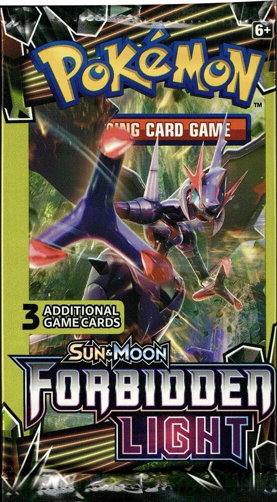 Forbidden Light 3-Card Booster Pack sealed Pokémon TCG product