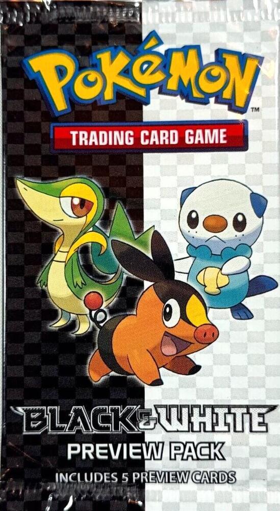 Black and White Preview Pack sealed Pokémon TCG product