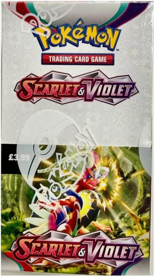 Scarlet & Violet Half Booster Box sealed Pokémon TCG product