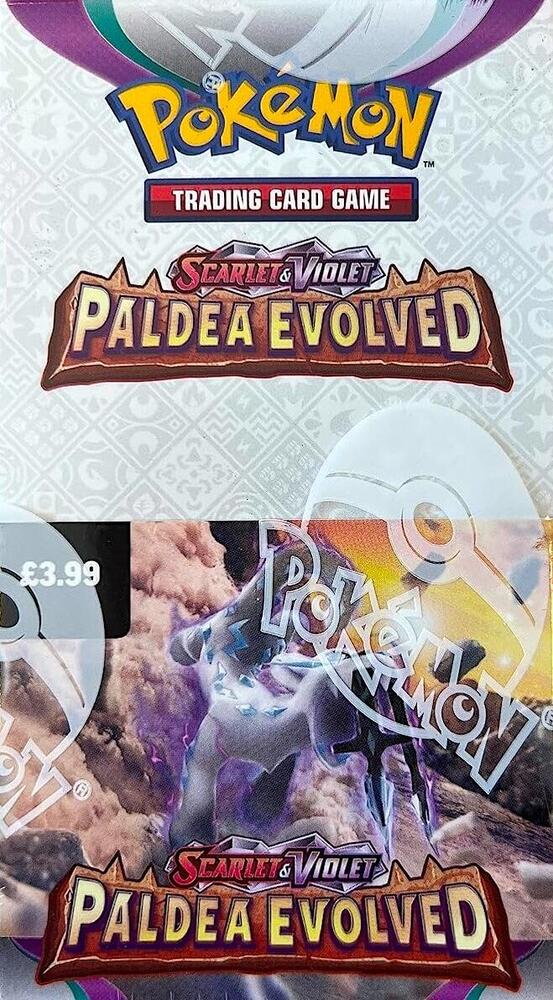 Paldea Evolved Half Booster Box sealed Pokémon TCG product