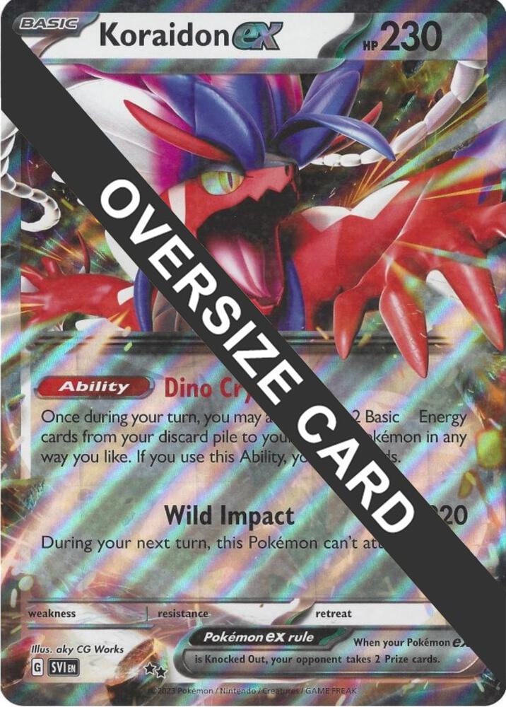 Koraidon ex (Unnumbered) sealed Pokémon TCG product