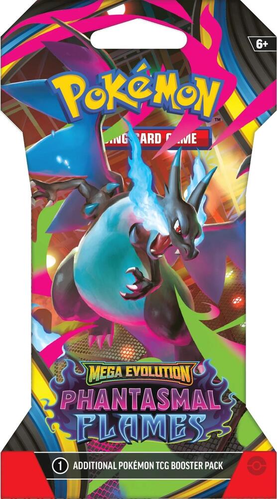 Phantasmal Flames Sleeved Booster Pack sealed Pokémon TCG product