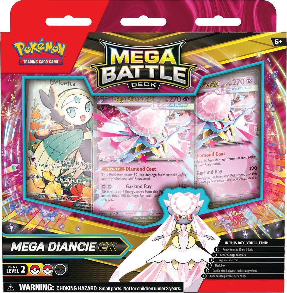 Mega Battle Deck (Mega Diancie ex) sealed Pokémon TCG product