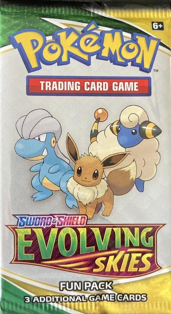 Evolving Skies Fun Pack sealed Pokémon TCG product