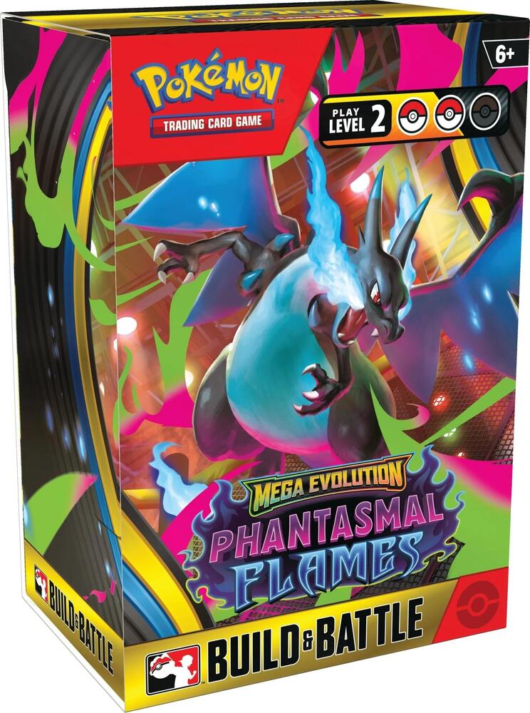 Phantasmal Flames Build & Battle Box sealed Pokémon TCG product
