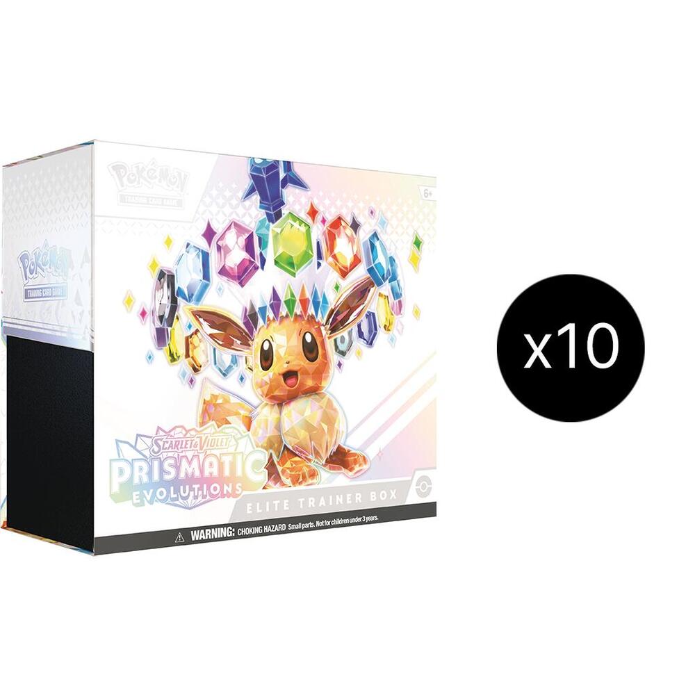Prismatic Evolutions Elite Trainer Box Case (Dollar General Exclusive)
