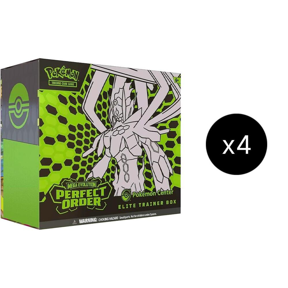 Perfect Order Pokemon Center Elite Trainer Box Case sealed Pokémon TCG product
