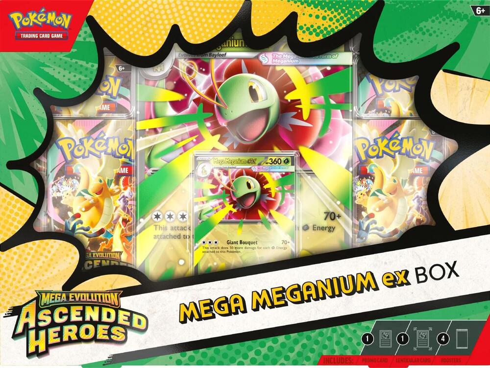 Ascended Heroes Mega Meganium ex Box sealed Pokémon TCG product