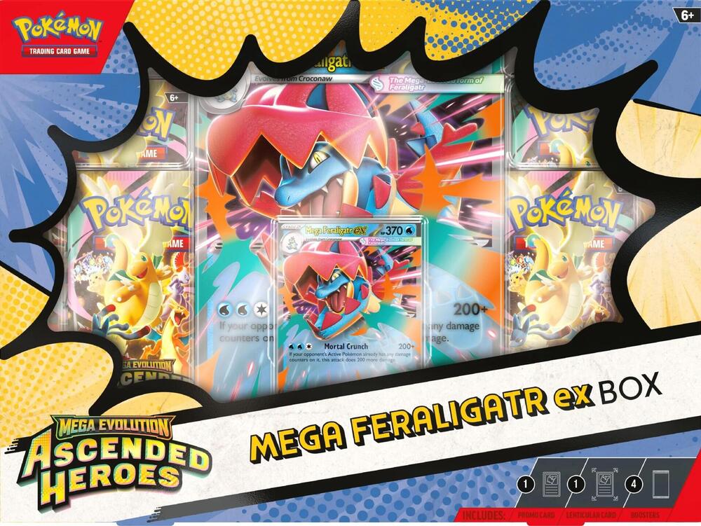 Ascended Heroes Mega Feraligatr ex Box sealed Pokémon TCG product