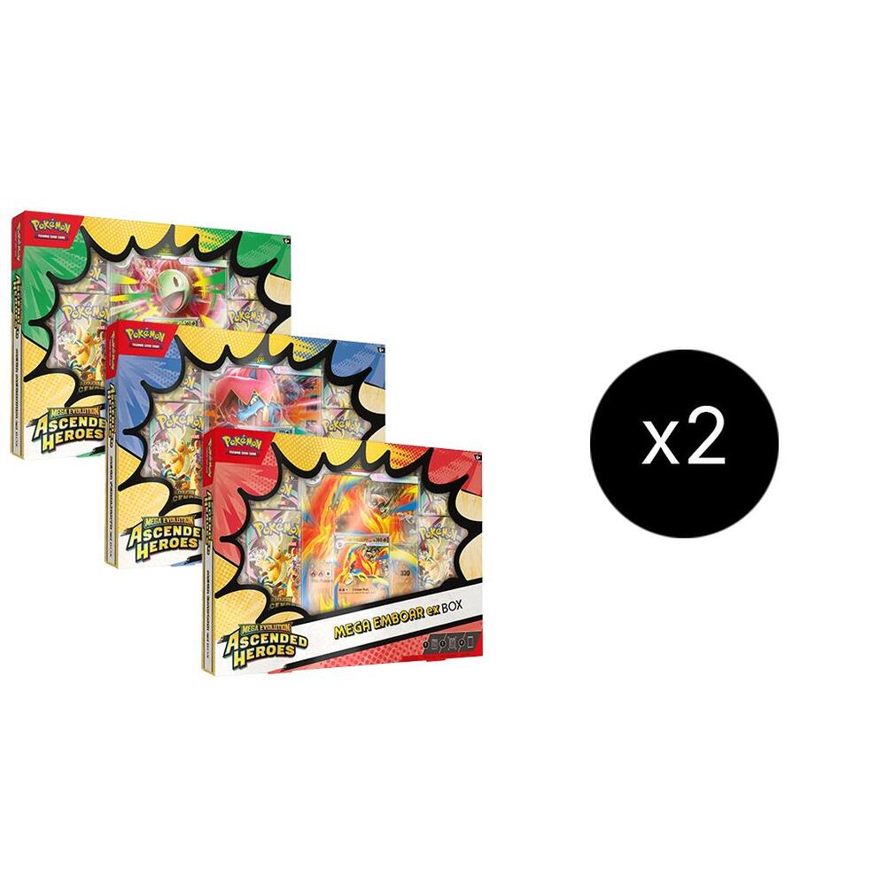 Ascended Heroes Mega ex Boxes Case sealed Pokémon TCG product