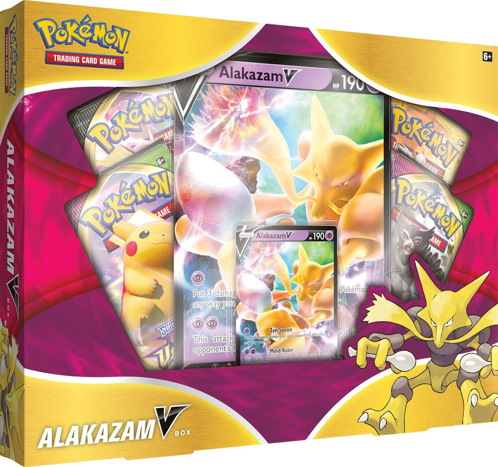 Alakazam V Box Case sealed Pokémon TCG product