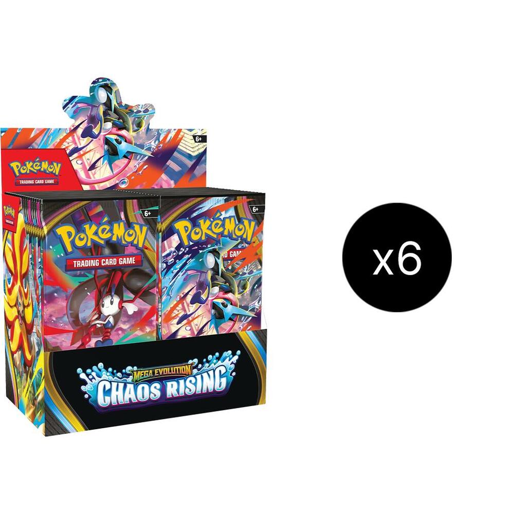 Chaos Rising Booster Box Case sealed Pokémon TCG product