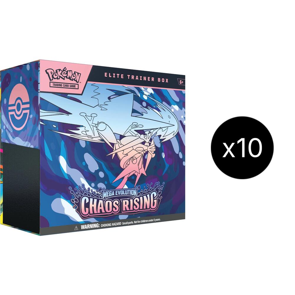 Chaos Rising Elite Trainer Box Case sealed Pokémon TCG product