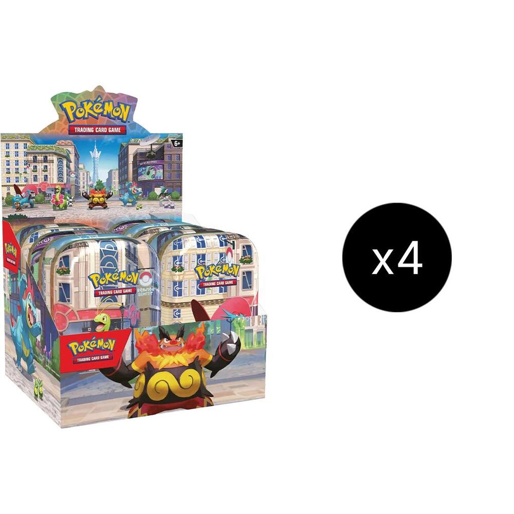 Lumiose City Mini Tin Display Case sealed Pokémon TCG product