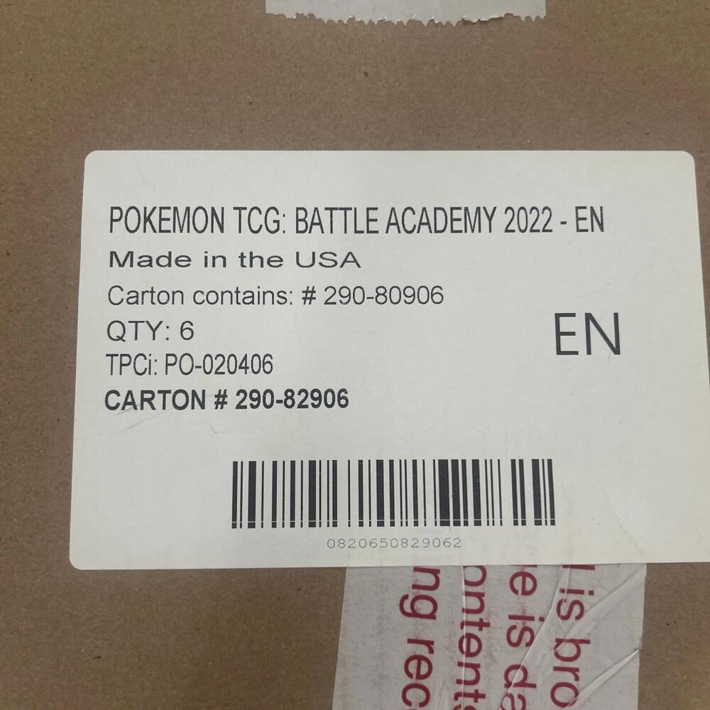 Pokemon TCG: Battle Academy 2022 Case sealed Pokémon TCG product