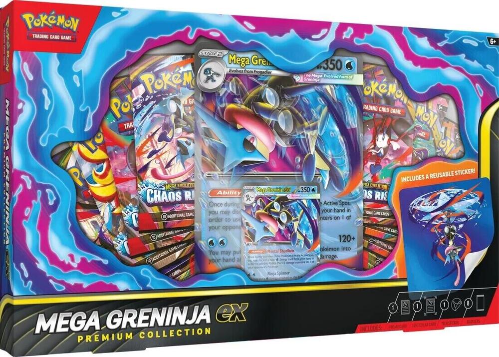 Mega Greninja ex Premium Collection Case sealed Pokémon TCG product