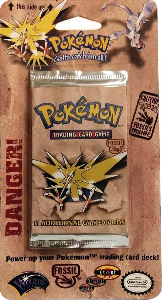 Fossil Blister Pack sealed Pokémon TCG product