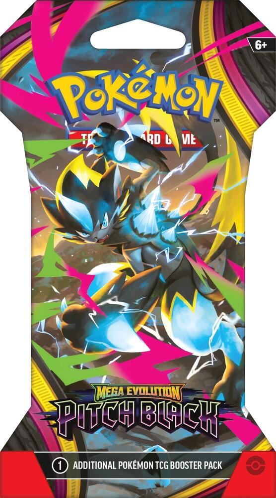 Pitch Black Sleeved Booster Pack sealed Pokémon TCG product