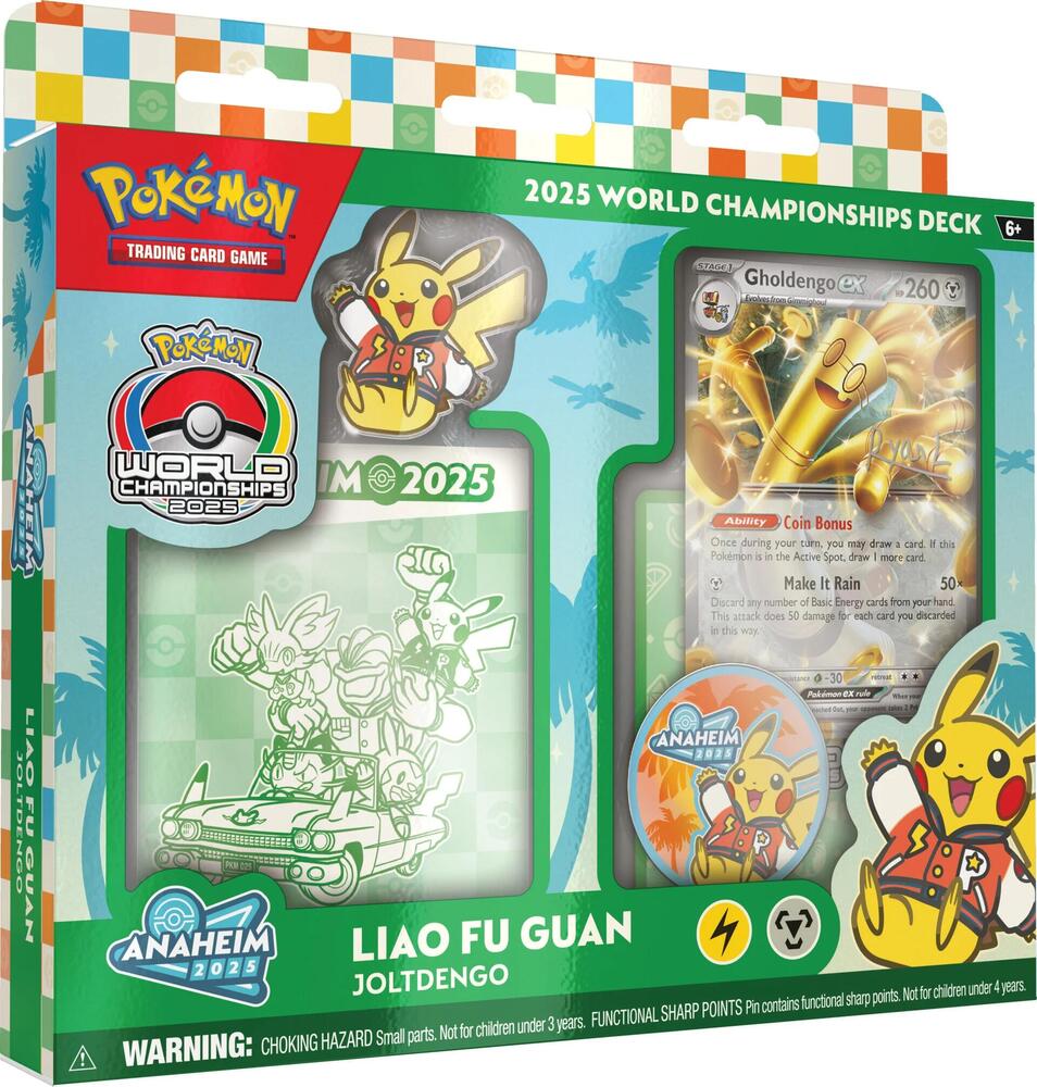 2025 World Championship Deck: Liao Fu Guan (Joltdengo) sealed Pokémon TCG product