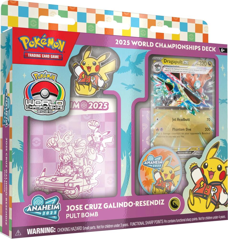 2025 World Championship Deck: Jose Cruz Galindo-Resendiz (Pult Bomb) sealed Pokémon TCG product
