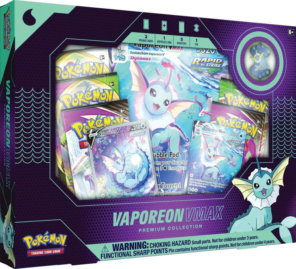 Vaporeon VMAX Premium Collection (EU Exclusive) sealed Pokémon TCG product