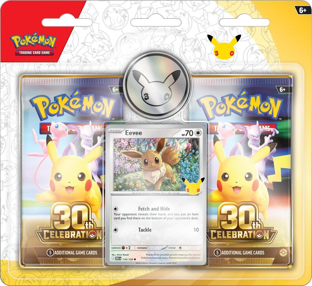 30th Celebration 2-Pack Blister sealed Pokémon TCG product