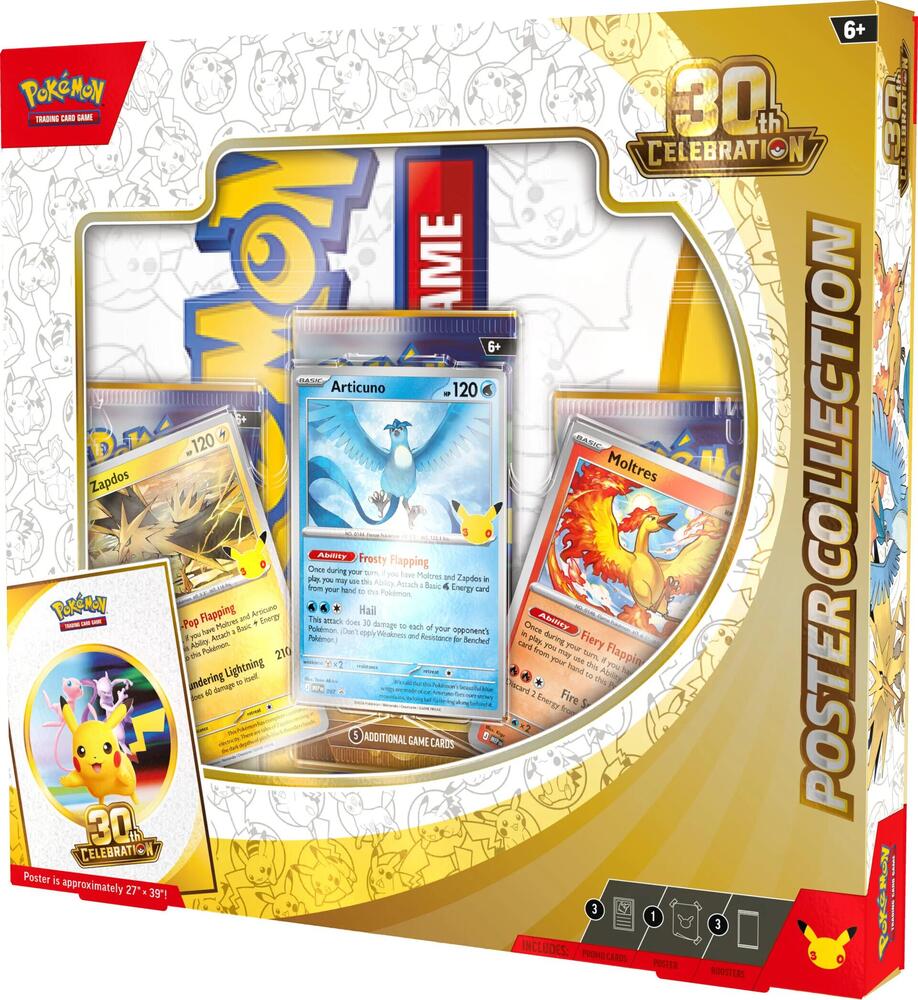 30th Celebration Poster Collection sealed Pokémon TCG product