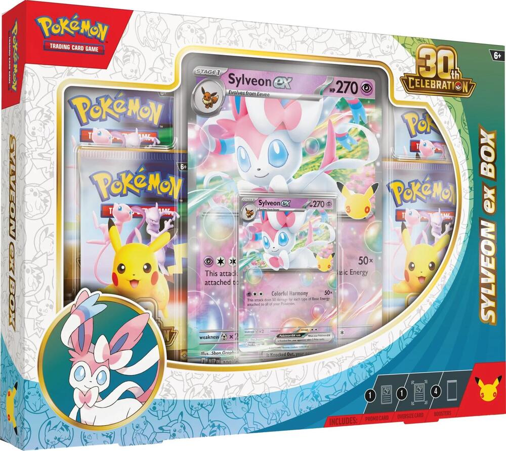 30th Celebration Sylveon ex Box sealed Pokémon TCG product