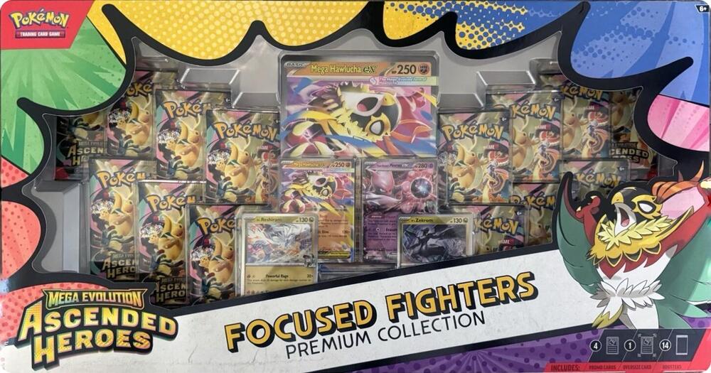 Ascended Heroes Focused Fighters Premium Collection (Sam's Club) sealed Pokémon TCG product