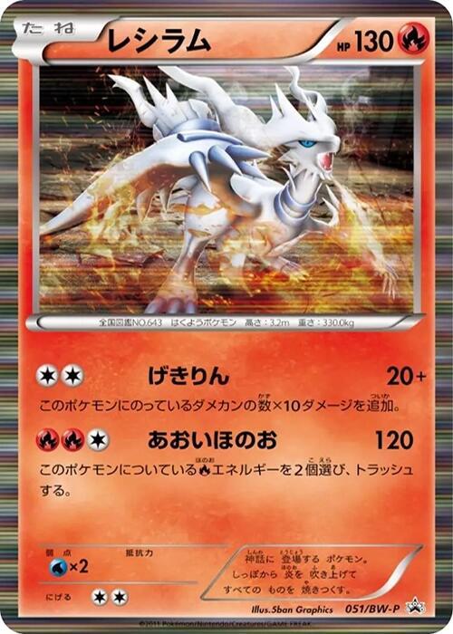 Reshiram (JR Pokémon Survey Team) (Jumbo)