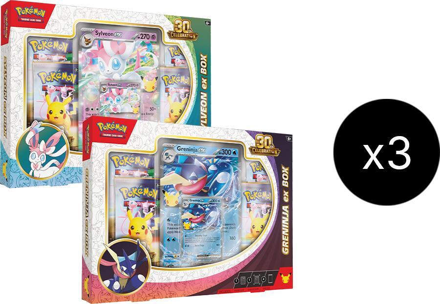 30th Celebration ex Box Case sealed Pokémon TCG product
