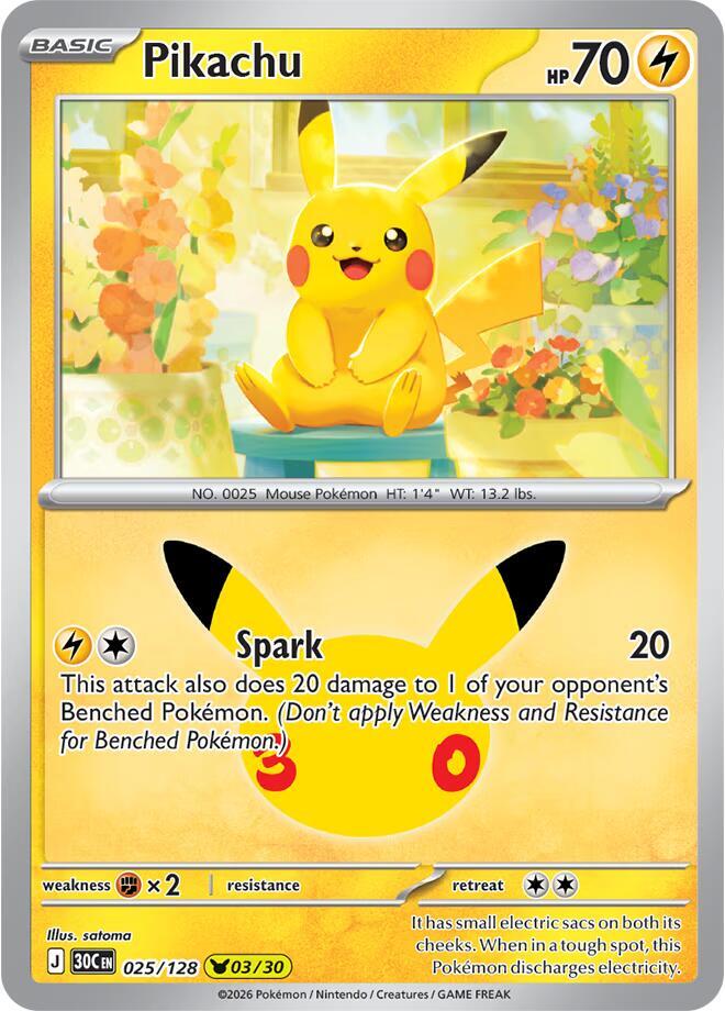 Pikachu - 025/128 sealed Pokémon TCG product