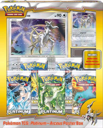 Arceus Poster Box sealed Pokémon TCG product