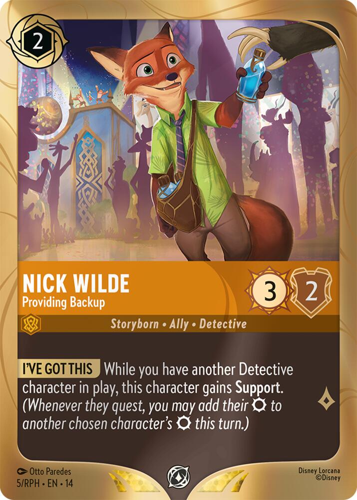 Nick Wilde - Providing Backup sealed Pokémon TCG product