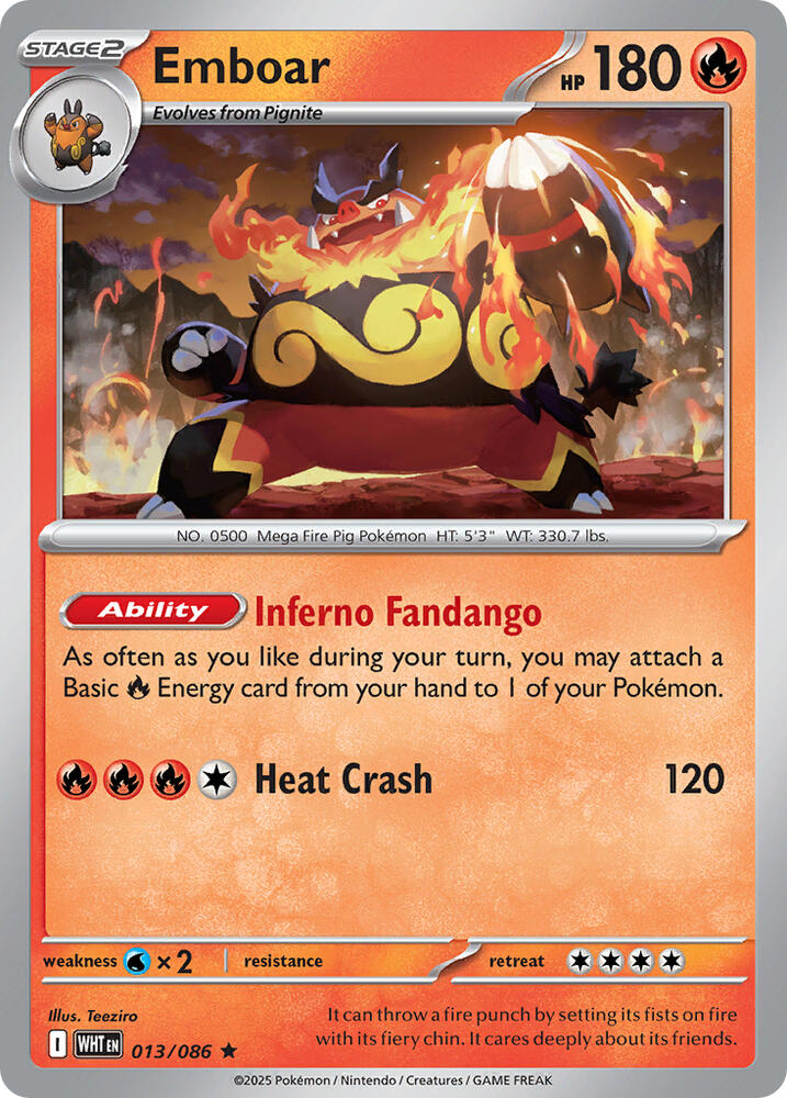 Emboar sealed Pokémon TCG product
