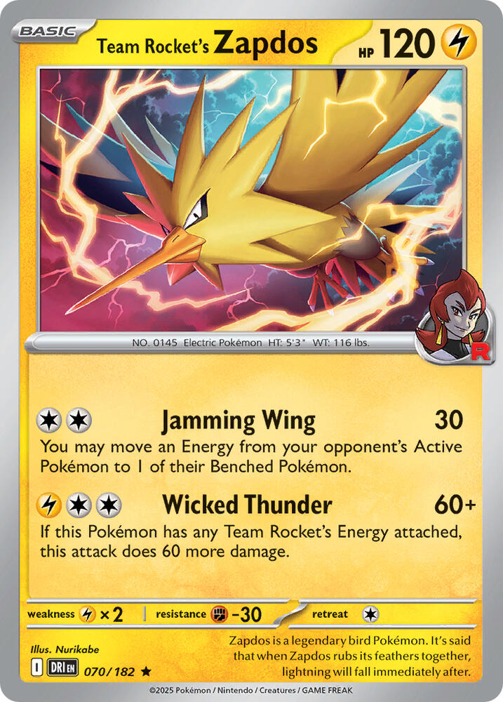 Team Rocket's Zapdos sealed Pokémon TCG product